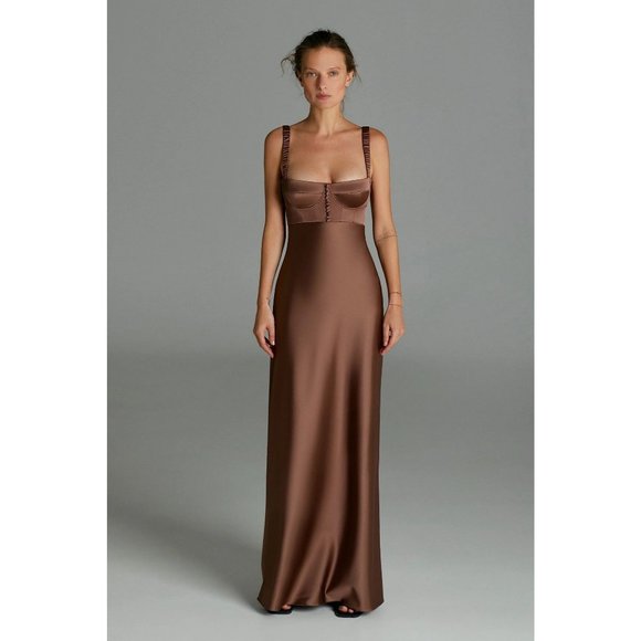 Anna October Dresses & Skirts - Anna October Aglaya Dress in Brown